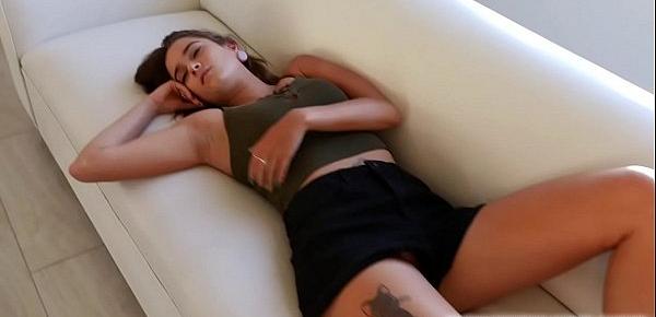  Father fucks his drunk daughter after she passed out on a sofa
